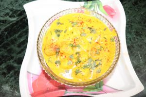 आलू कढ़ी रेसिपी (Aloo Kadhi Recipe in Hindi)- biharirecipes